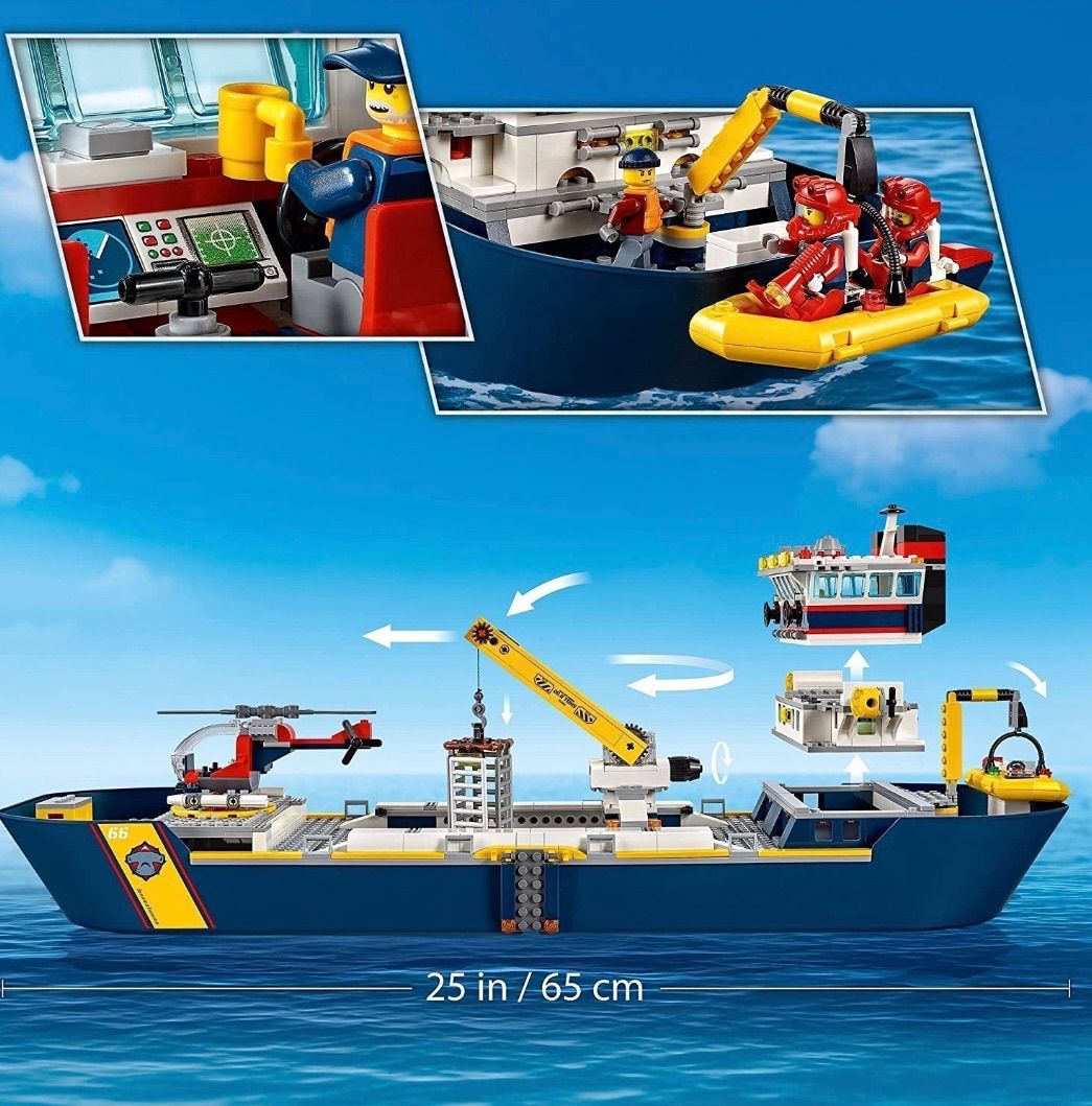 レゴ(LEGO) シティ 海の探検隊 海底探査船 60266 - Darumaya co., ltd