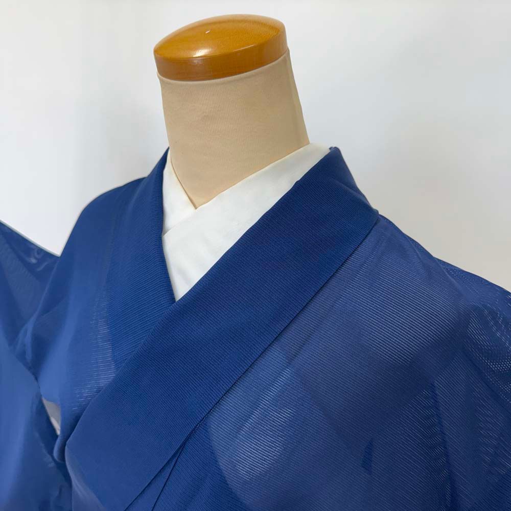 訪問着 付け下げ 絽 夏用 夏 洗える着物 礼装 ポリエステル 裄
