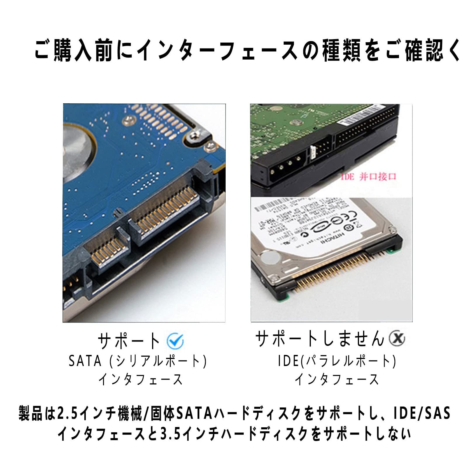 ブランド品 SATA-USB　2.5インチ　SSD　HDD用