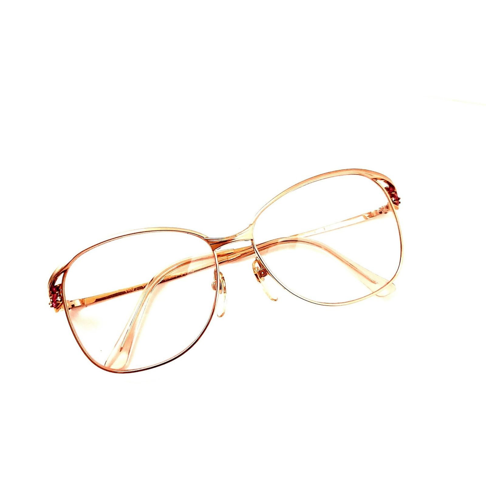 No.711メガネ宝飾ルビー&ダイヤモンド【度数入り込み価格】