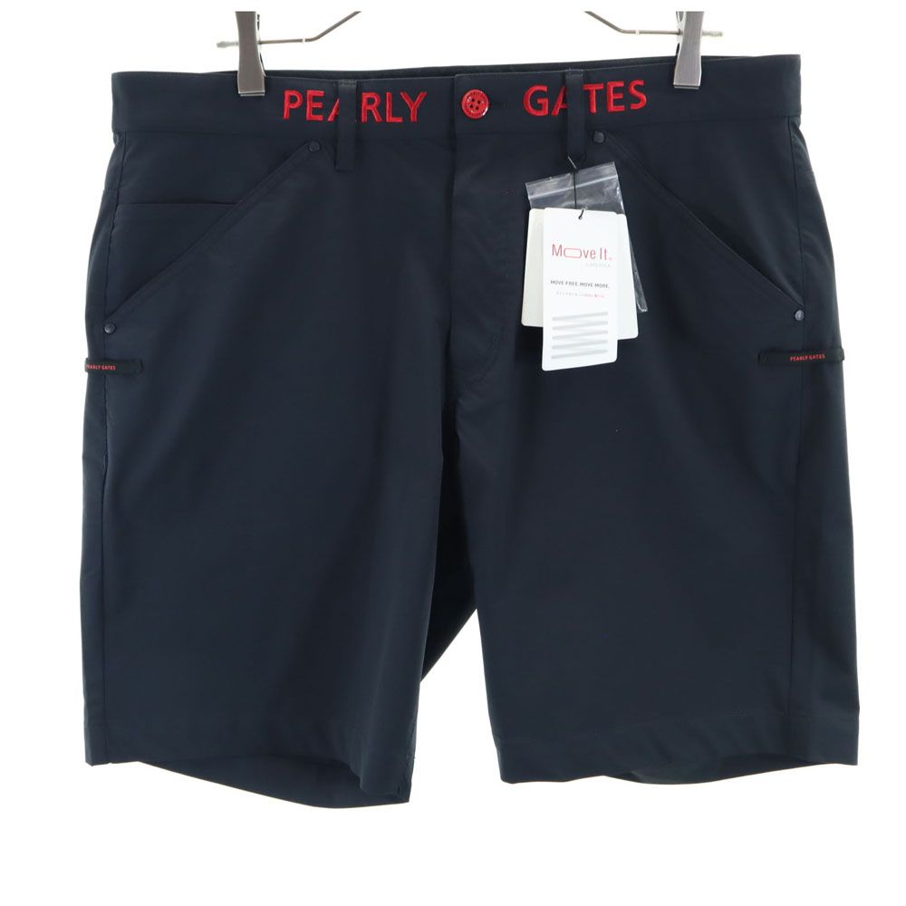 パーリーゲイツゴルフパンツ★ PEARLY GATES 【新品】パーリーゲイツ ジョガーパンツ 黒 サイドロゴ