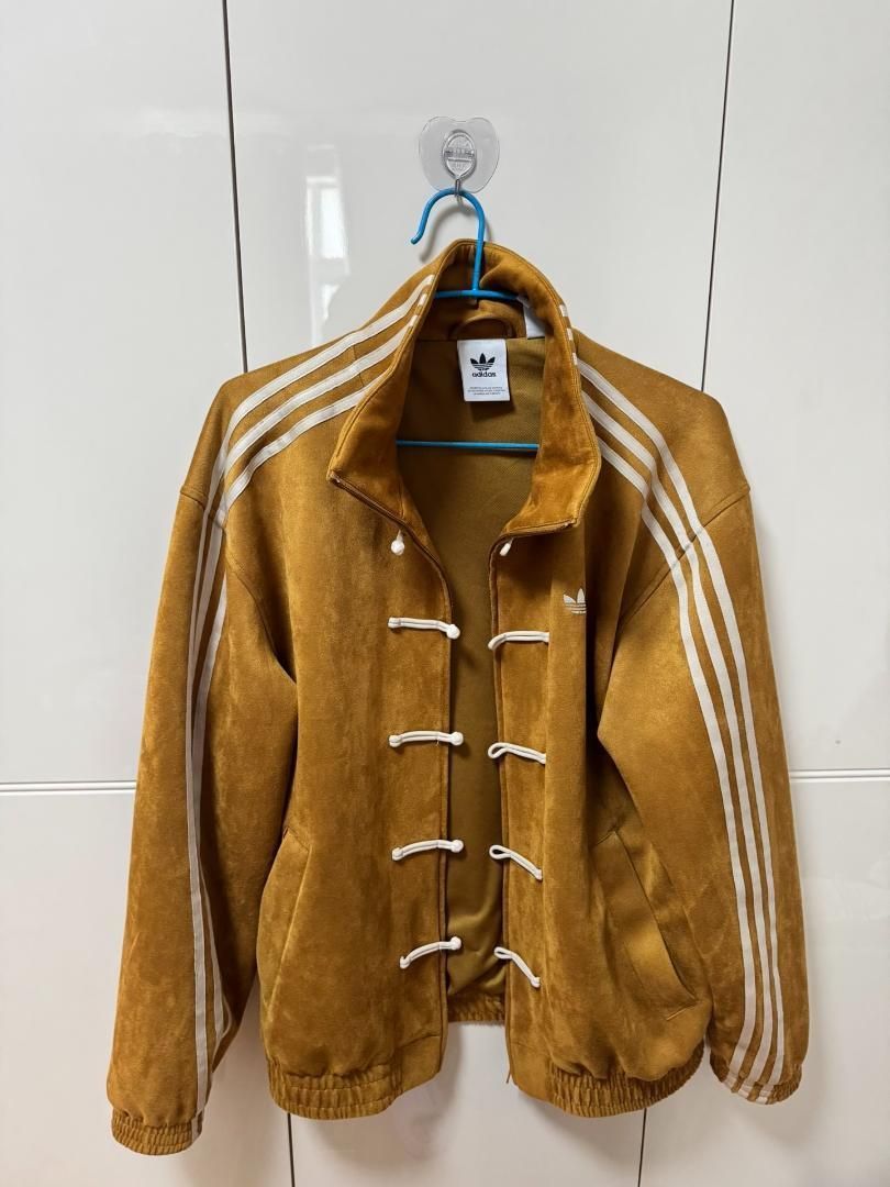 新品 アディダス 中国限定 蛇年 トラックジャケット 茶黄色 XSサ 男女兼用 adidas アディダス 中国限定 蛇年 トラックジャケット 男女兼用