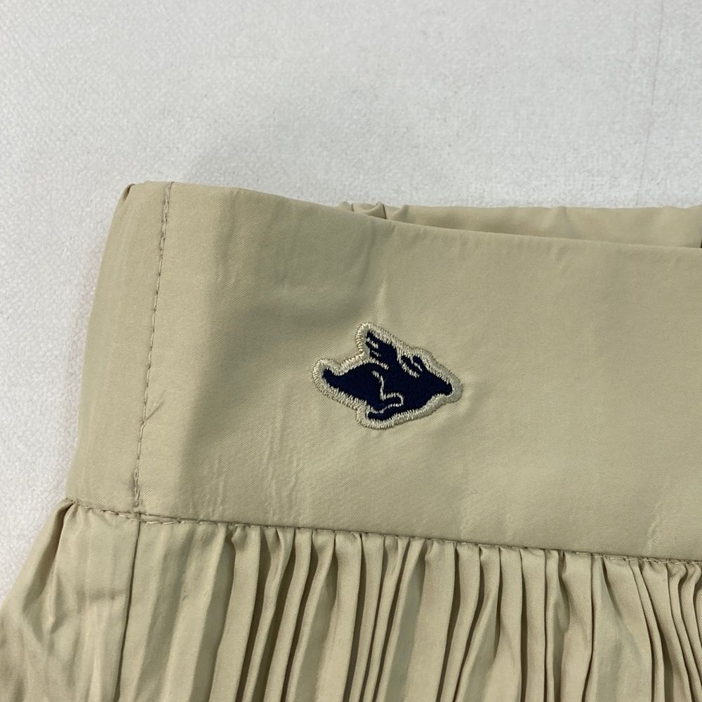 プリーツスカート ベージュ系