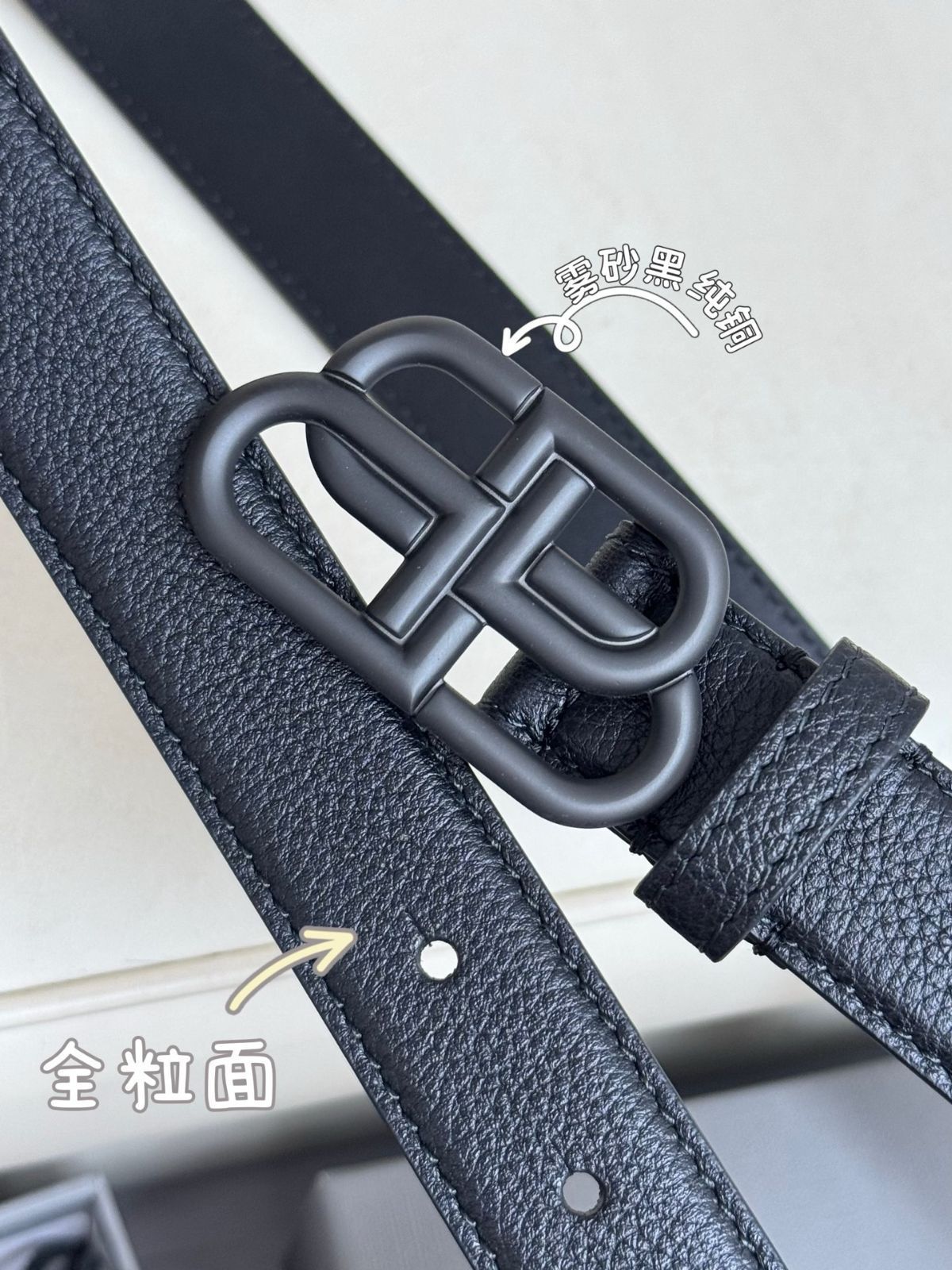 今日特価】Balenciaga 2.5cm 幅 都市風尚レザーベルト-2 - メルカリ