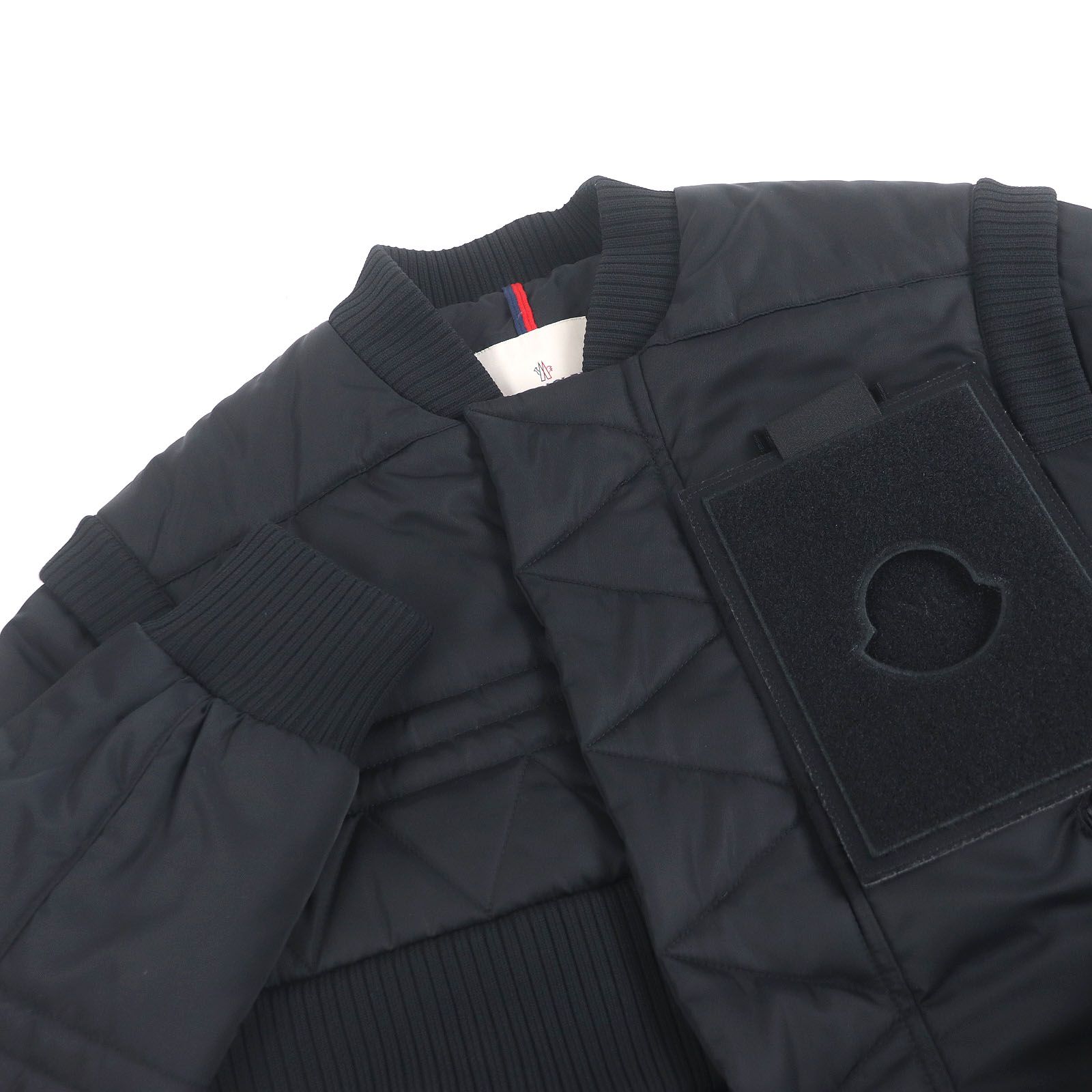 □MONCLER GENIUS 5 CRAIG GREEN モンクレール ジーニアス 5 クレイググリーン RICHIE GIUBBOTTO ダウンジャケット ボンバージャケット ブラック 0 正規品 メンズ