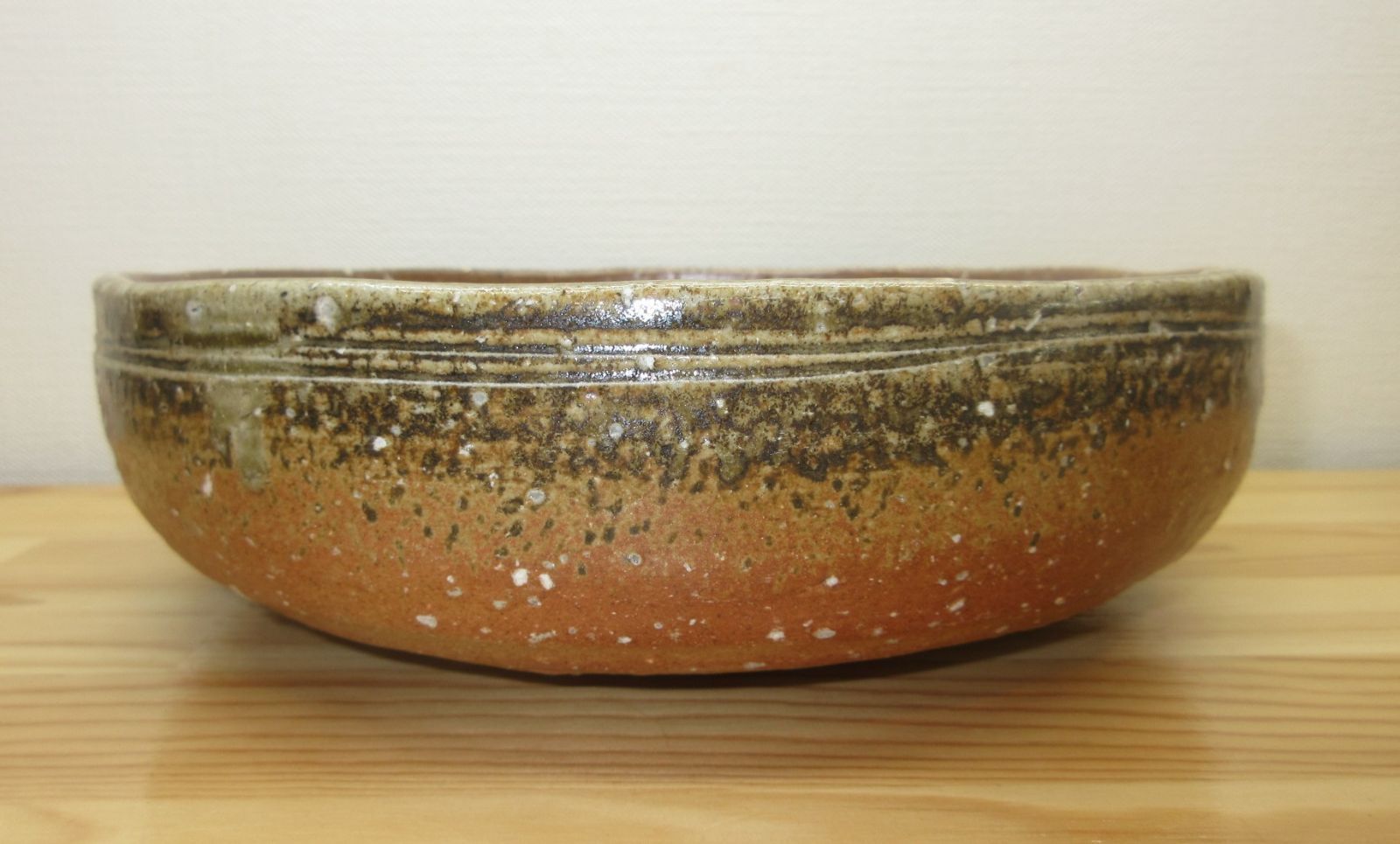 逢絢亭 茶道具 水屋道具 灰器 信楽焼 炉用 高橋楽斎 共箱入り