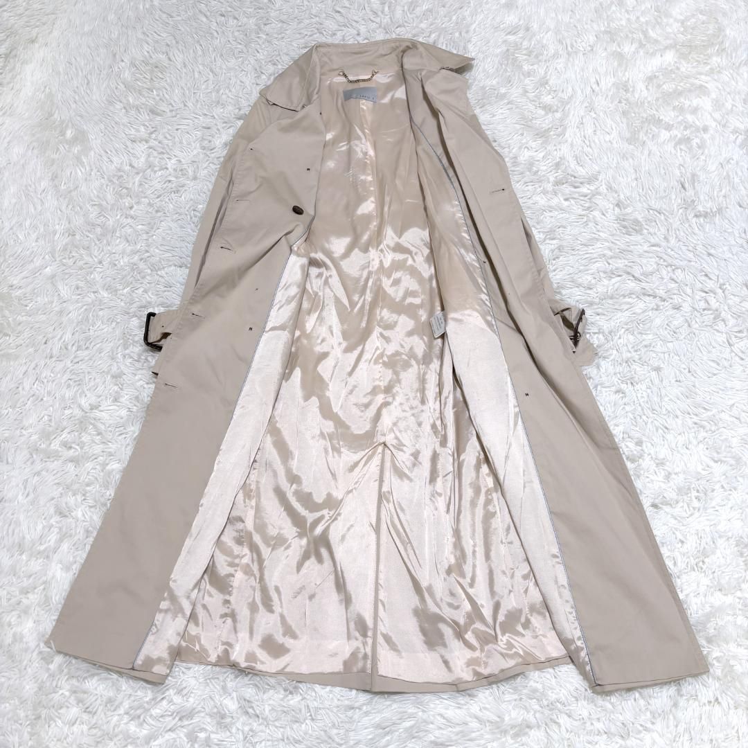 ANNIE P. アニーピートレンチコート 42 ベージュ イタリア製