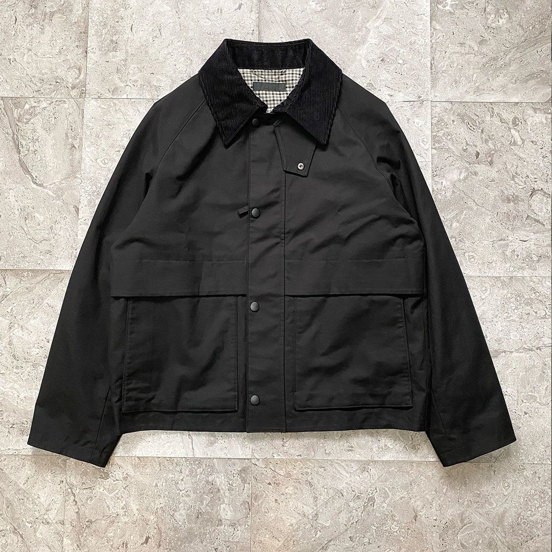 ユニクロ C コットンショートブルゾン ブラック Sサイズ 黒 UNIQLO 完売ブラック！編集者が真っ先にゲットした「ユニクロ：シー」の