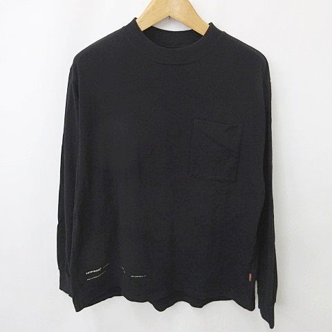 Goopi MADE グーピーメイド ロンT カットソー Tシャツ 長袖 バックプリント ブラック 黒 Ⅱ