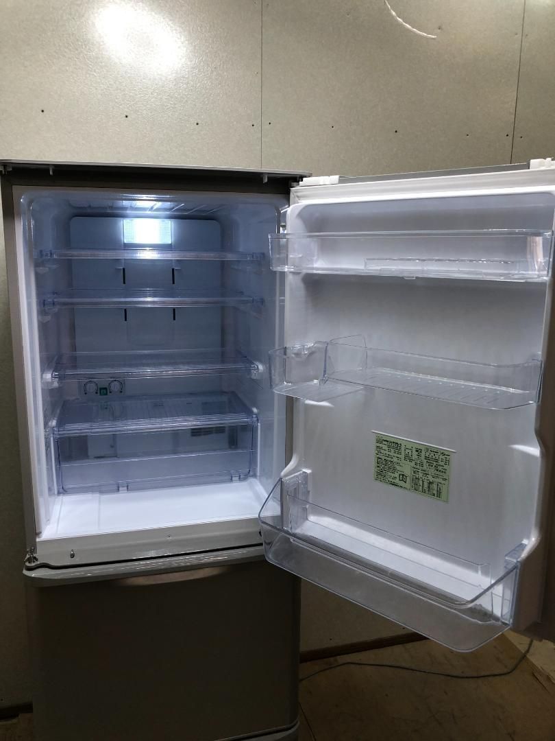 値下特価】シャープ 冷蔵庫（両開き） SJ-W356J-S 2022年製 350L 中古
