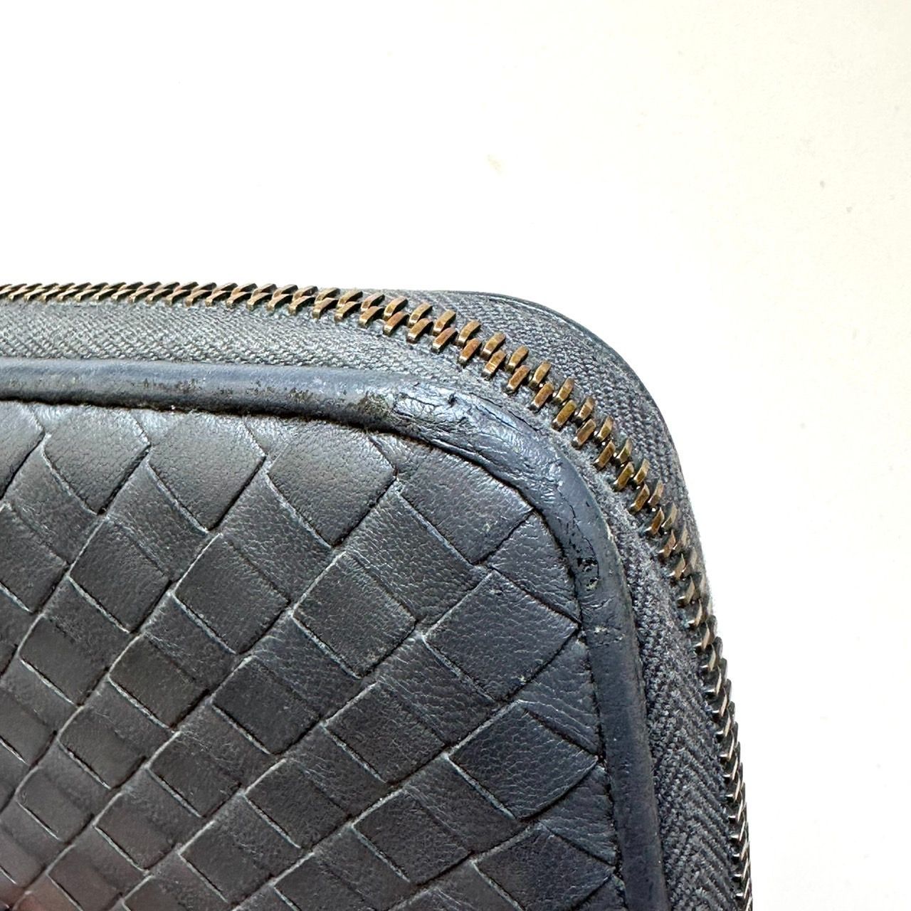 ボッテガヴェネタ BOTTEGA VENETA 長財布 イントレチャート グレー