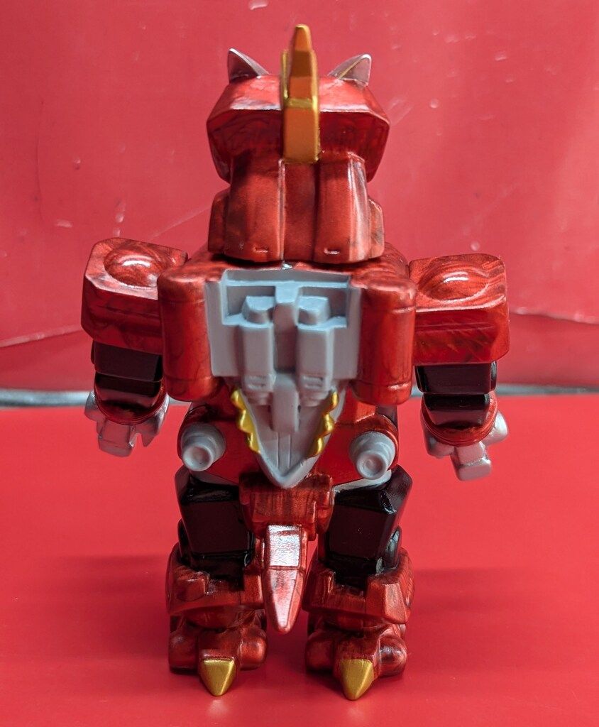 MAXTOY ミニソフビシリーズ ダイナソルジャー 赤ラメ成型 WF2022