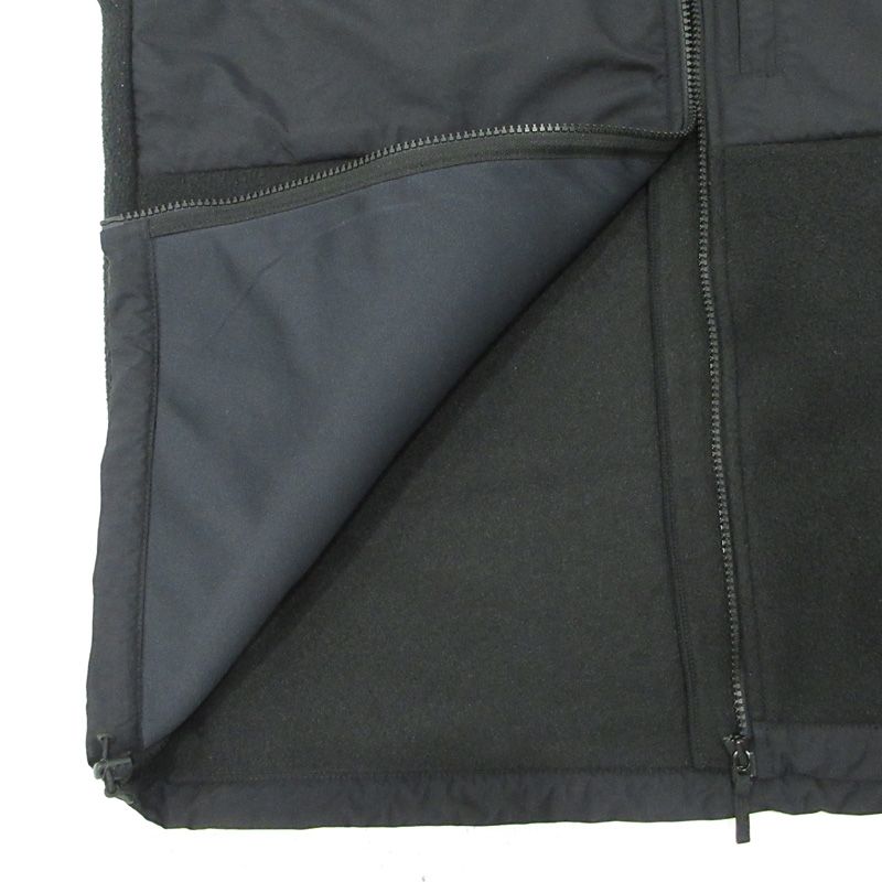 公平な 三重本店 THE NORTH FACE | ザ ノースフェイス Denali Vest デナリベスト ロゴ刺繍フリース切替ベスト NA72332 ブラック サイズ L 100