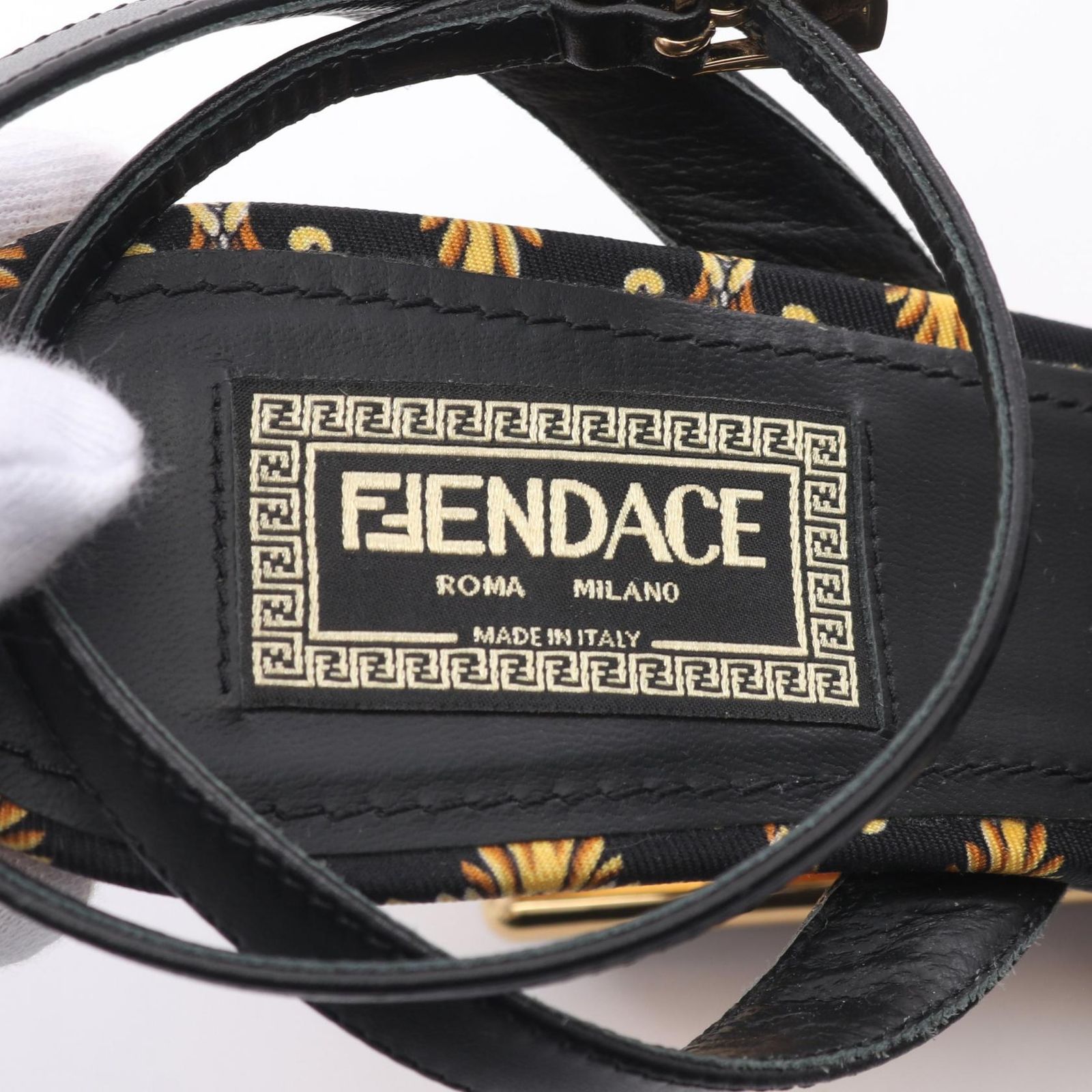 FENDI フェンディ FENDI × VERSACE FENDACE FF柄 ハイヒール