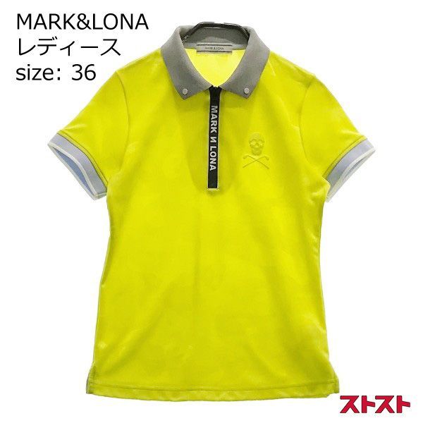 MARK&LONA 半袖 スカルポロシャツ サイズ36 （MARK&LONA マーク