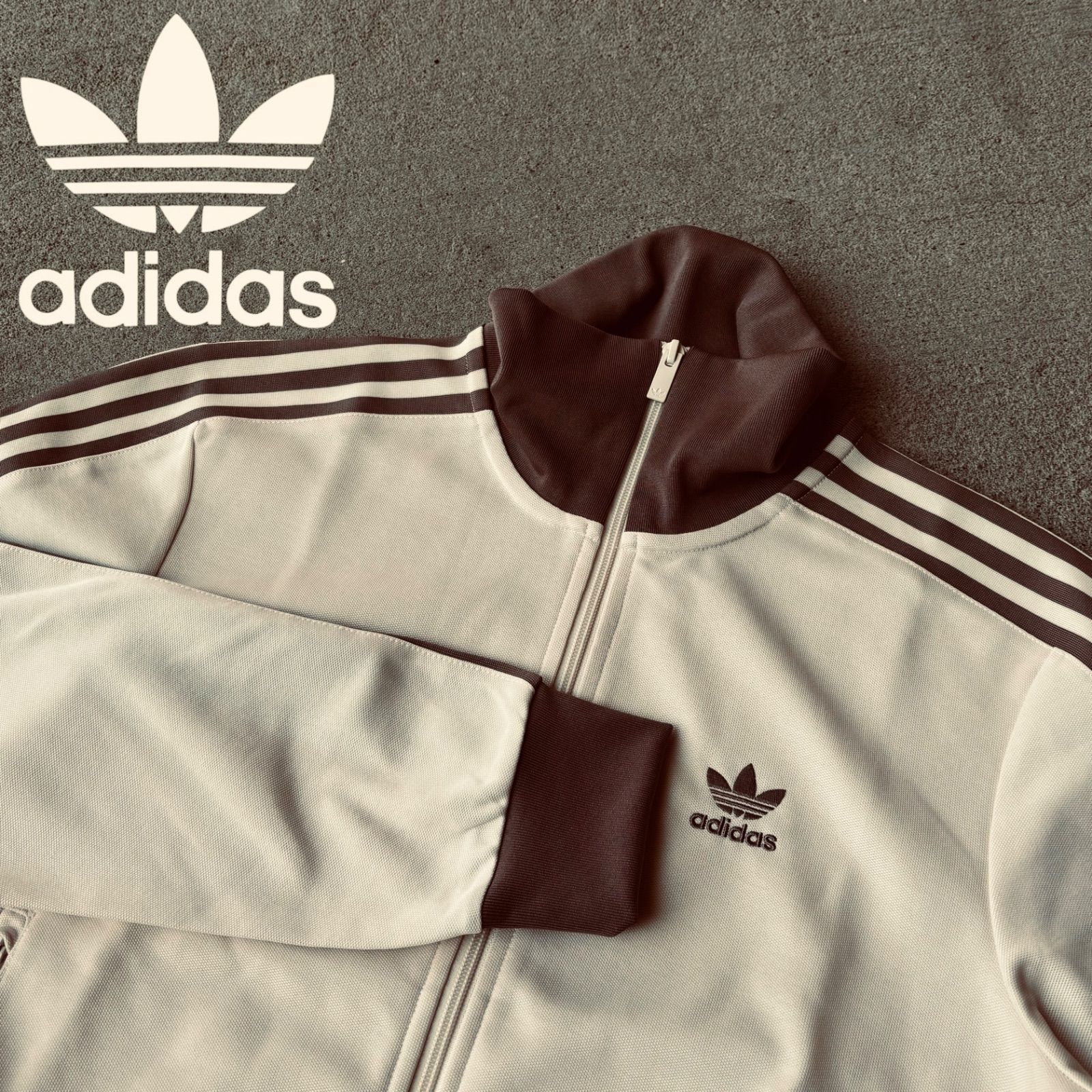 新品3XL⭐️adidasトラックジャケット/ジャージ 刺繍トレファイル 