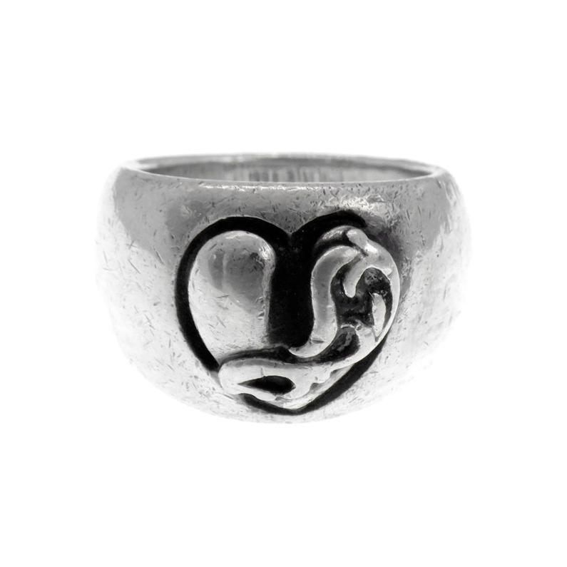 クロムハーツ　ハートリング クロムハーツ リング/指輪 (Chrome Hearts) R.I.P ハート