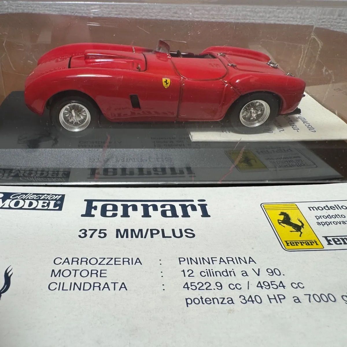 FEELING431/43フルディテールキットFERRARI 375 plus Ferrari 1/43 フェラーリ Racing Collection No.25 375 Plus