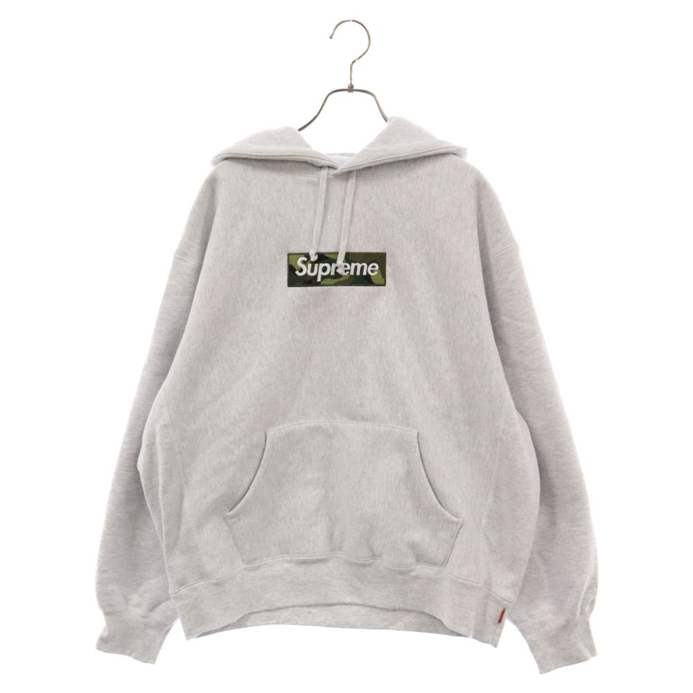 SUPREME (シュプリーム) 23AW Box Logo Hooded Sweatshirt Ash grey 