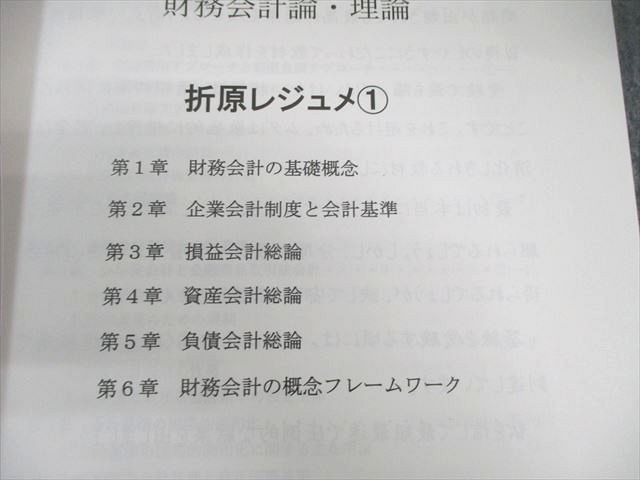 CPA会計学院 公認会計士講座 財務会計論 理論 折原レジュメ 2025