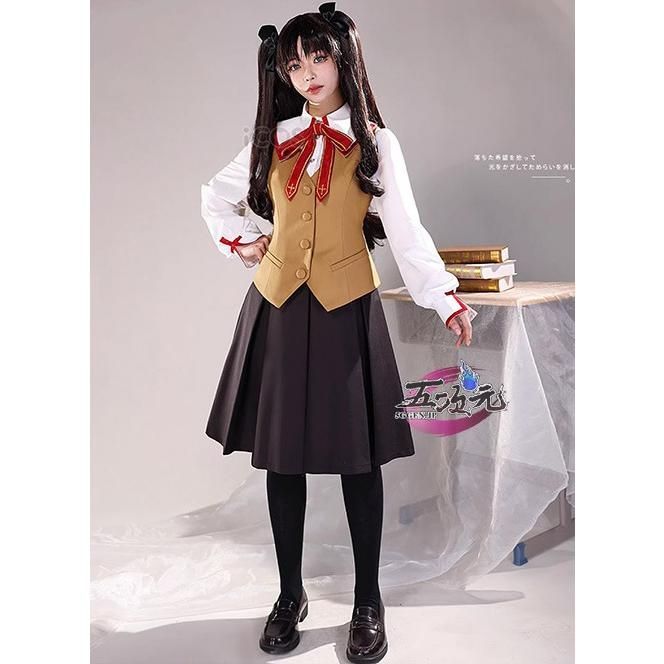 新品 ICOS Fate/stay night 遠坂凛 制服 コスプレ 衣装 BJ1119ML