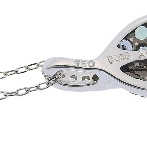 AL0.40/D0.05 アレキサンドライト ネックレス K18 ホワイトゴールド WG  