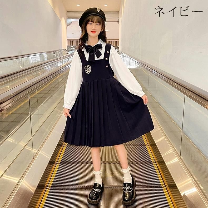 卒業式 フォーマルワンピース スーツ 女の子 小学生 2点セット