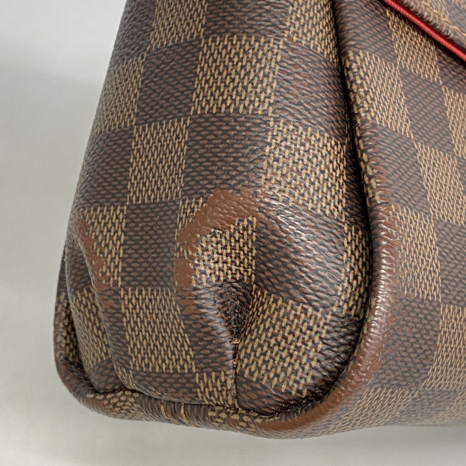 [超極美品] ルイヴィトン　ダミエ　エベヌ　カバ　リヴィントン　トートバッグ ルイ・ヴィトン(Louis Vuitton) ルイ・ヴィトン ハンドバッグ