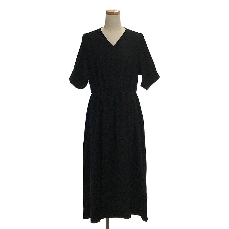 【foufou】Vneck gather one piece ≪通常販売≫【THE DRESS #11】Vneck gather one piece（Vネック