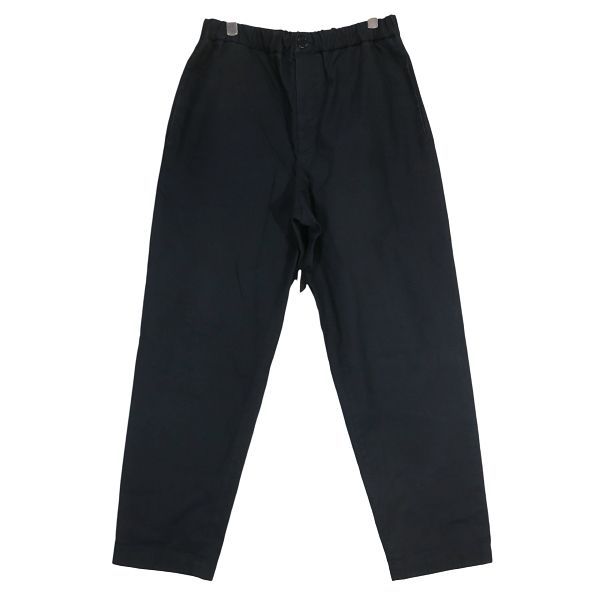JIL SANDER コットン ストレッチ スラックス サイズS 44 ブラック JIL SANDER（ジルサンダー）スラックス 紺 サイズ:46(M位