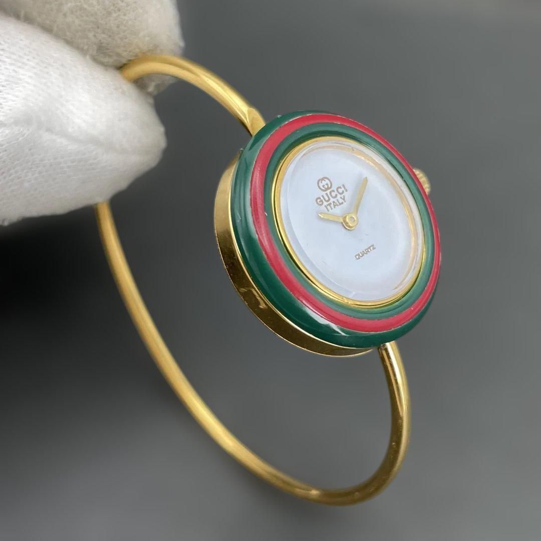 GUCCI 交換可能ベゼル カジュアルウォッチ 楽天市場】GUCCI チェンジベゼルウォッチ 1100-L 電池交換済