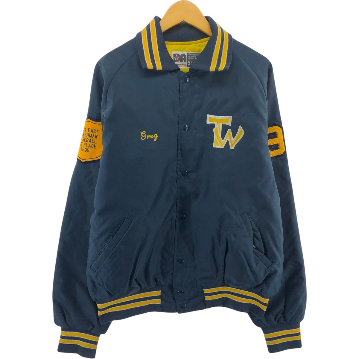 古着 90年代 DON ALLESON ATHLETIC カレッジ スタジャン アワードジャケット バーシティジャケット メンズXL相当 ヴィンテージ/eaa492127