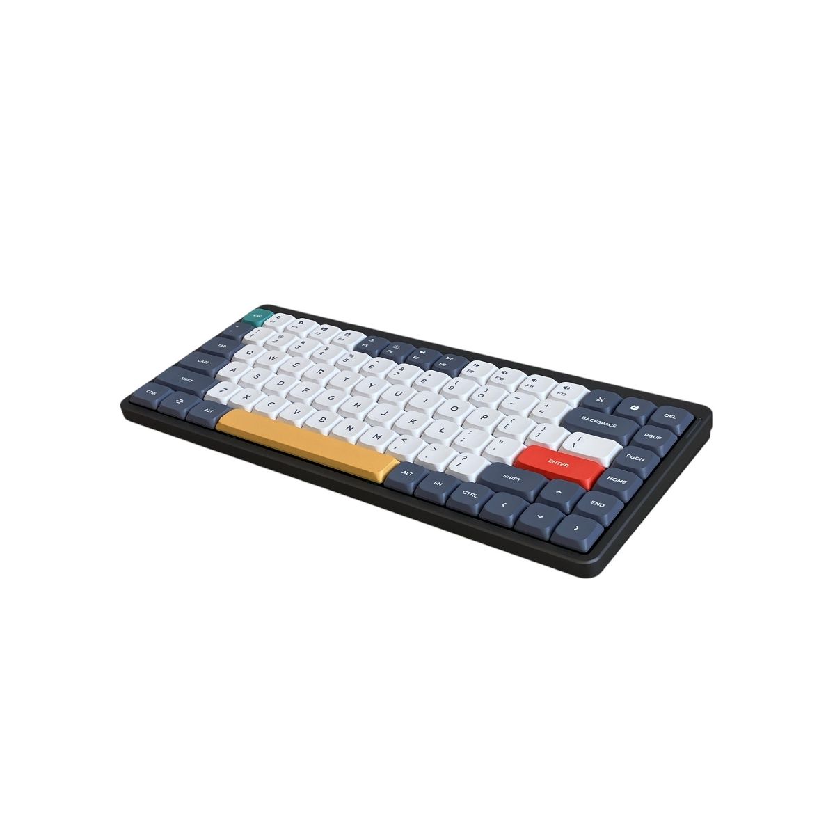 NuPhy Air75 84-Keys Wireless Mechanical Keyboard キーボード ケース付き PC周辺機器 良好 T9940404
