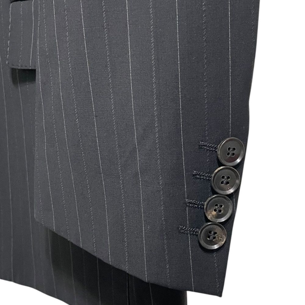 【美品】 HUGO BOSS ウール ピンストライプ セットアップ スーツ 美品】 HUGO BOSS ヒューゴボス ウール ピンストライプ スーツ