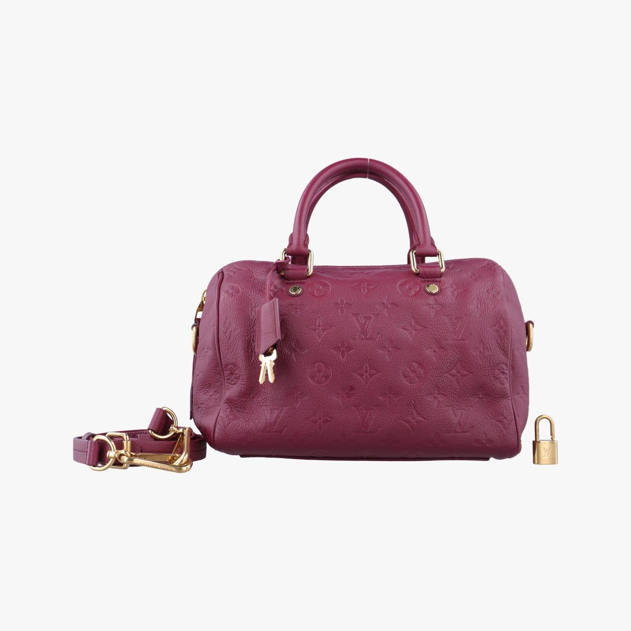 ルイヴィトンLouis Vuittonスピーディ バンドリエール25 オロール モノグラム アンプラント M40764 AH0154