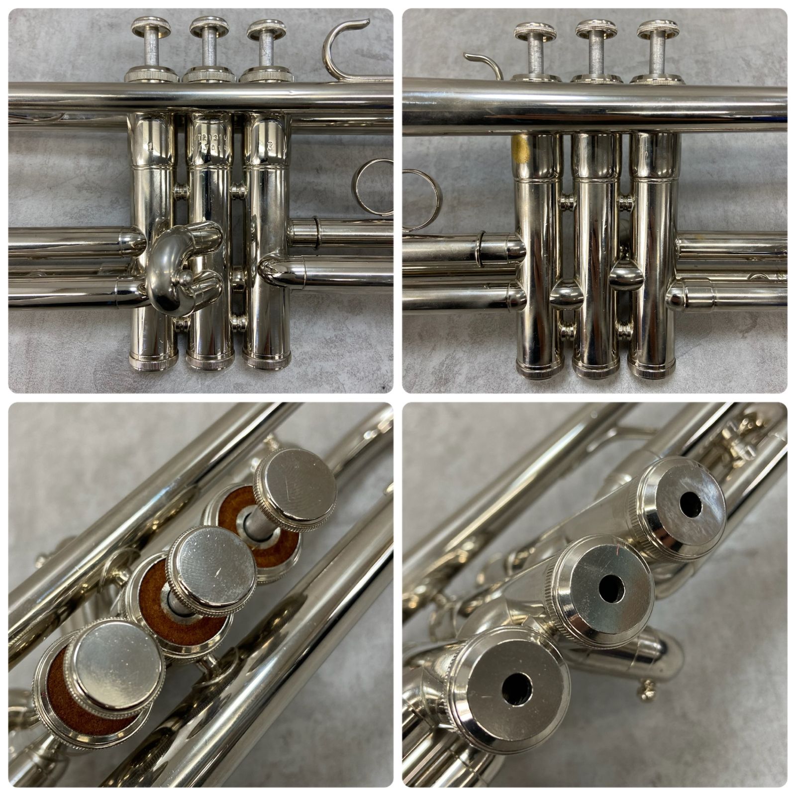 美品　ヤマハ　YTR-1310　B♭トランペット　ニッケルメッキ　イエローブラス YAMAHA トランペット YTR-1310 イエローブラス Mボア ハード