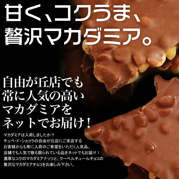 割れチョコ マカダミアナッツシリーズ 500g 東京 自由が丘