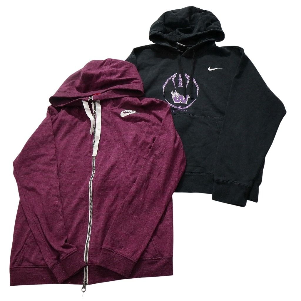 古着卸 ナイキ NIKE スウェット 8枚セット メンズ Ｍ カージナルス MLB フルジップ フーディー 古着 NC0987