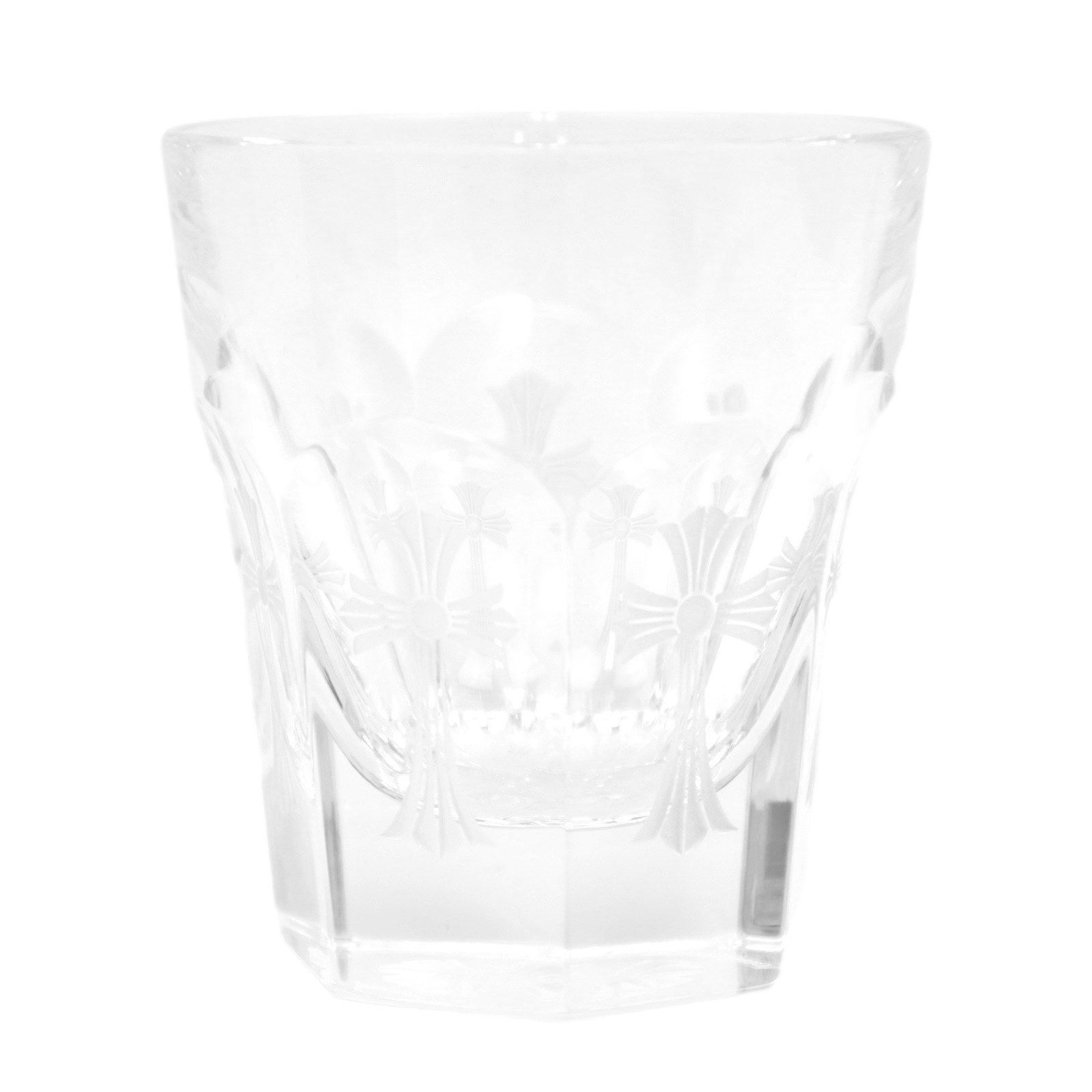 未使用 クロムハーツ×バカラ アルクール CHクロス ロックグラス クリア  