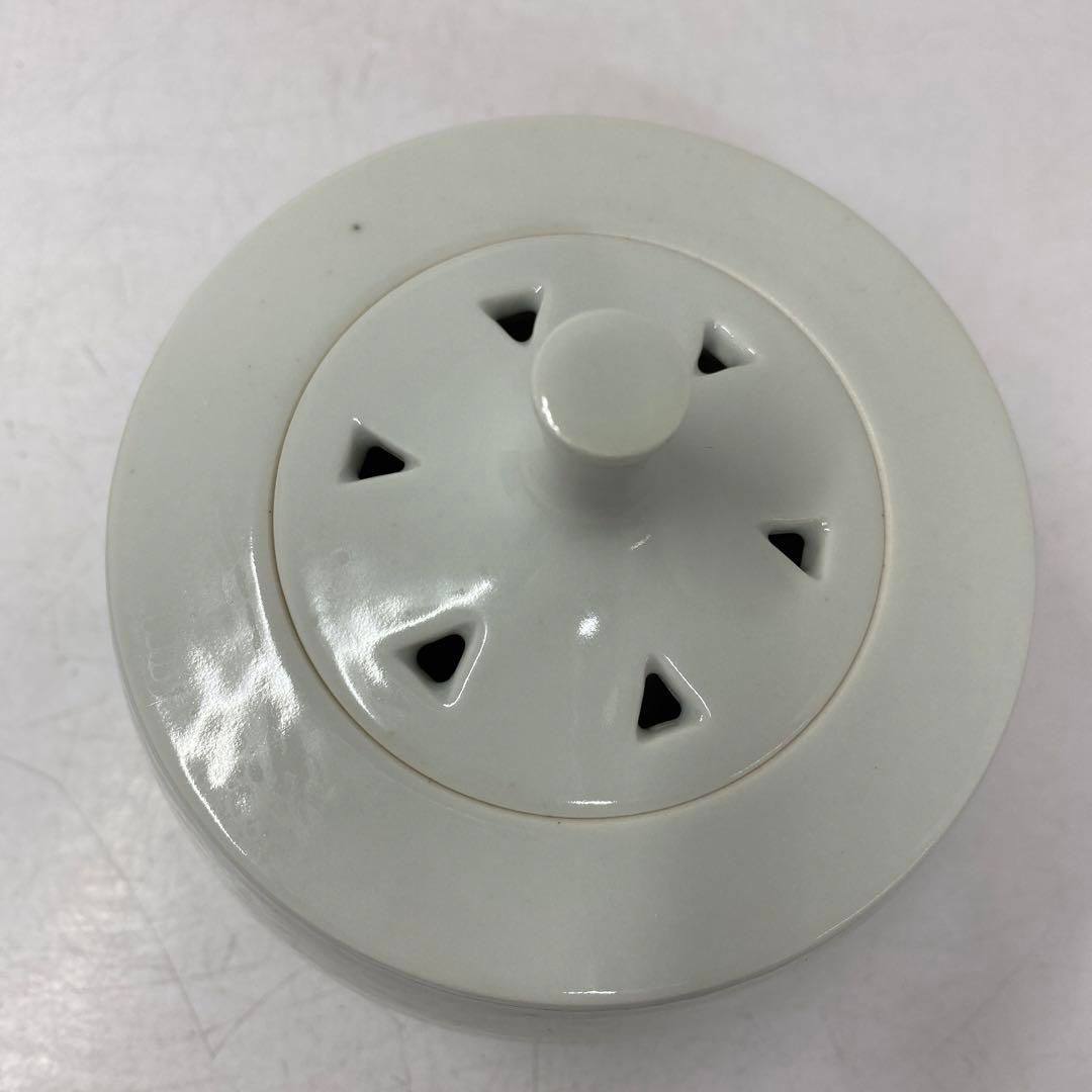 新開寛山造 白磁 香炉 共箱 幅約12㎝ 東さ5-0624③ - メルカリ