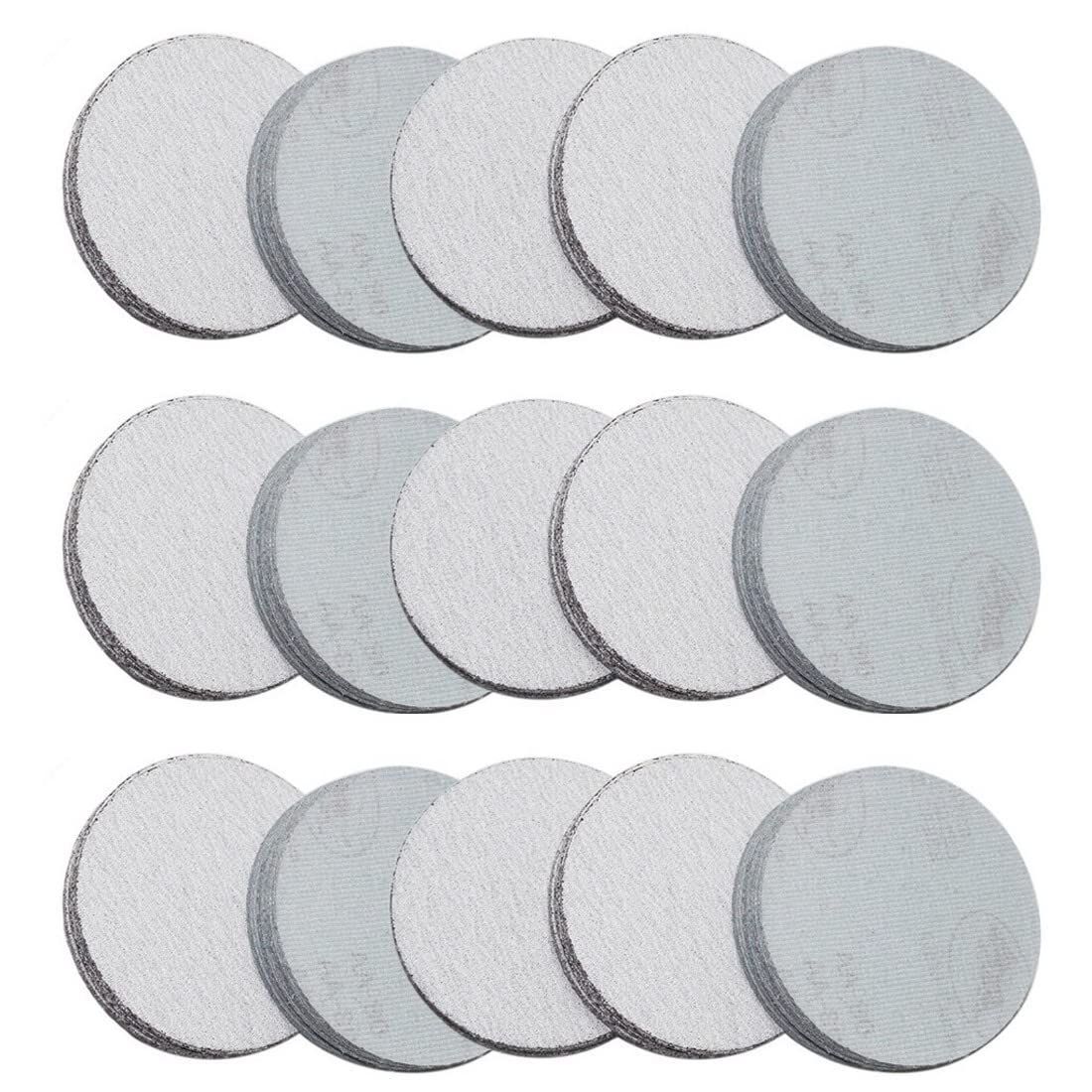 Color:#120-50PCS Φ100mm径サンドペーパー ディスクペーパー ダブルアクション マジック ペーパー 【50枚入】120#-1000#番手 選べます サンドペーパー 丸型紙やすり 4＂/100mm径研磨用白い紙やすり (#120
