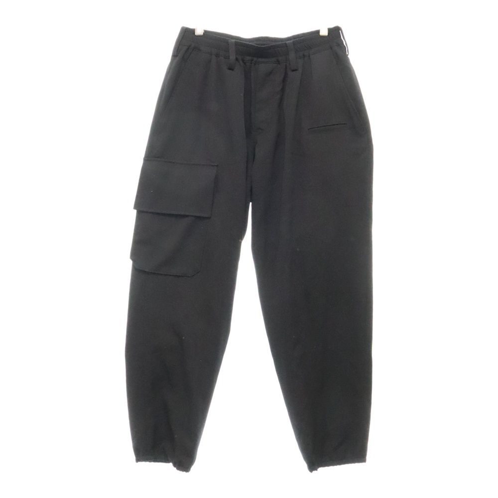 Yohji Yamamoto (ヨウジヤマモト) REGULATION GABARDINE Z-RIB FLAP P PANTS レギュレーション  ギャバディン ウールパンツ ブラック HS-P02-140 - メルカリ