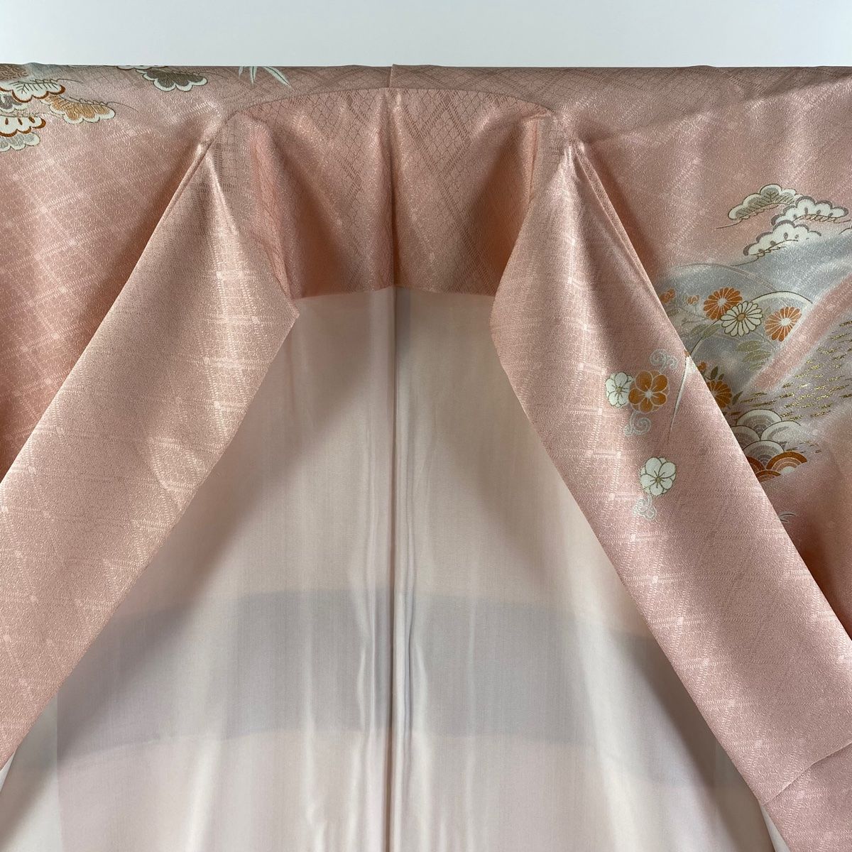 平和屋本店□極上 創業460年・千總 着物デザイナーきよ彦 訪問着 草葉