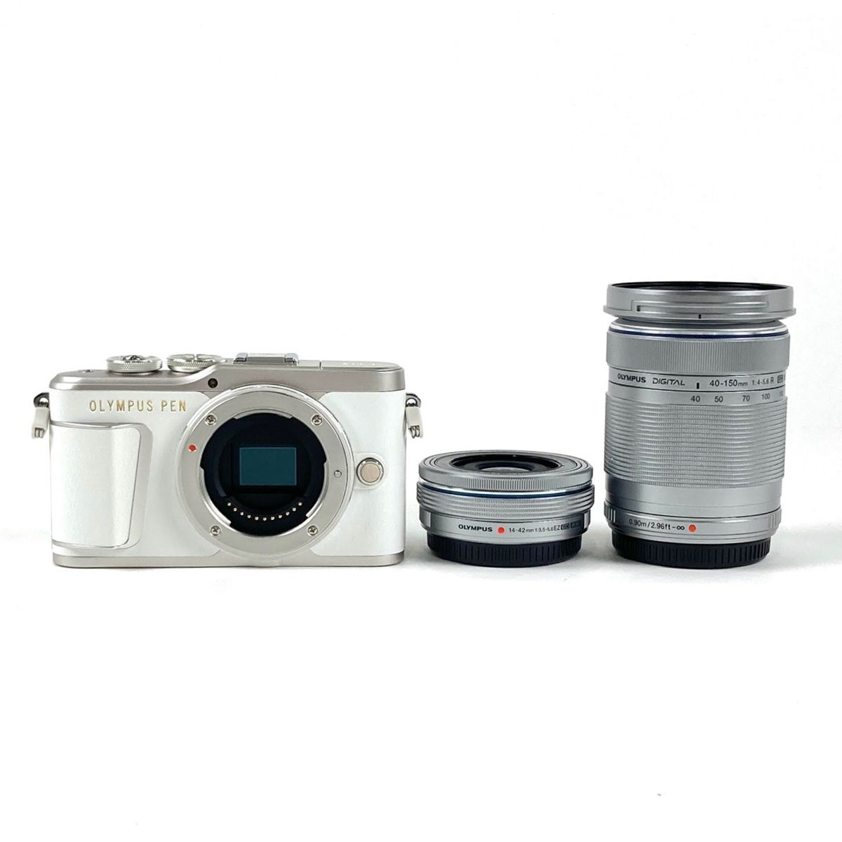 在庫一掃 オリンパス OLYMPUS PEN E-PL9 EZダブルズームキット ホワイト デジタル ミラーレス 一眼カメラ