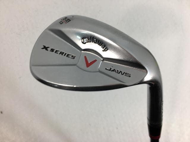 【中古ゴルフクラブ】キャロウェイ X JAWS ウェッジ ミルキークロム 58-13 (日本仕様) NSプロ 950GH SW【14日間返品OK】