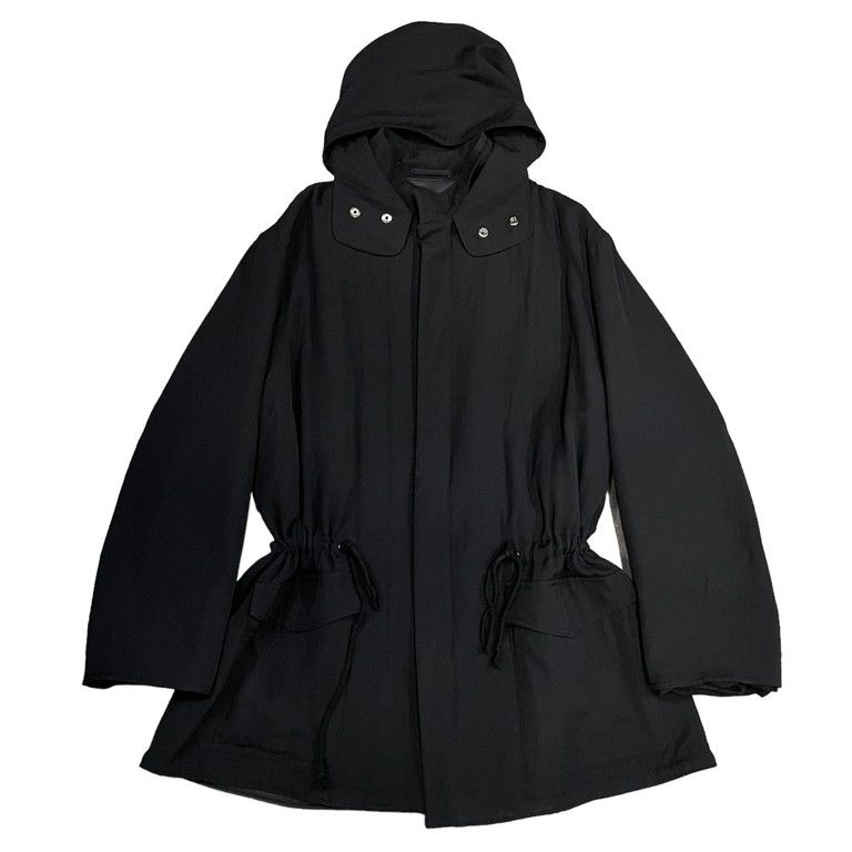 Y's ワイズ ハイネック ウールコート ダブルジップ ヨウジヤマモト