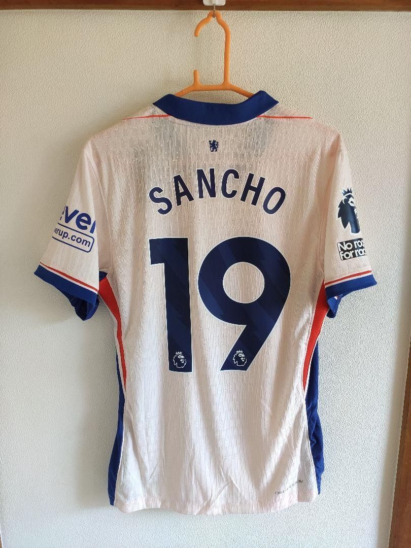 チェルシー ホーム スタジアム ユニフォーム 2024-25 - キッズ Sancho 19 プリント