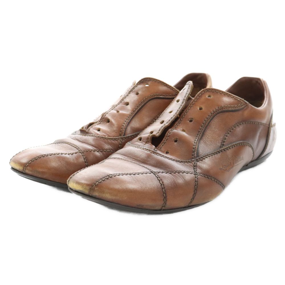 LOUIS VUITTON (ルイヴィトン) ステッチレザーシューズ GO1027