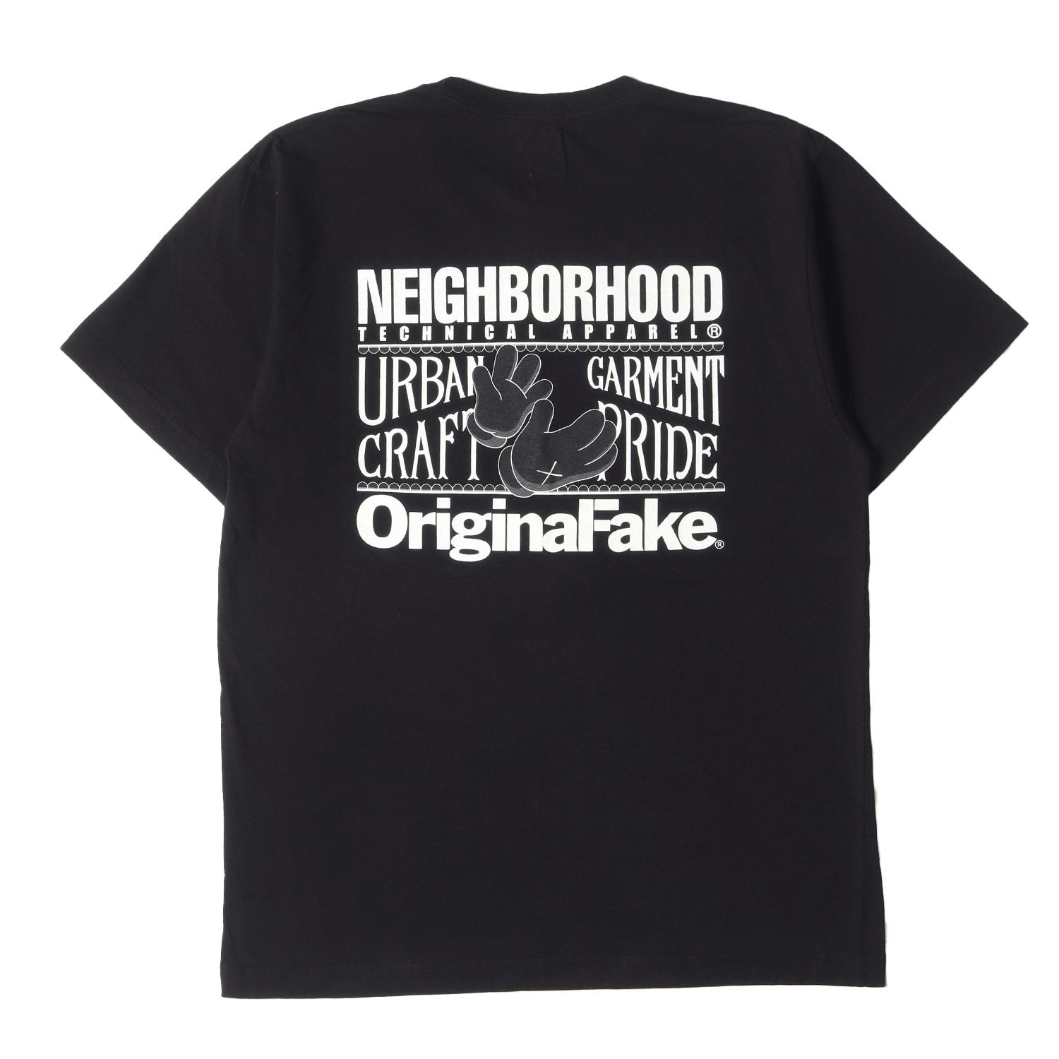 美品 NEIGHBORHOOD ネイバーフッド Tシャツ サイズ:2 00s Original Fake SAVAGE ロゴ クルーネック Tシャツ  ブラック 黒 トップス カットソー 半袖 コラボ【メンズ】 - メルカリ