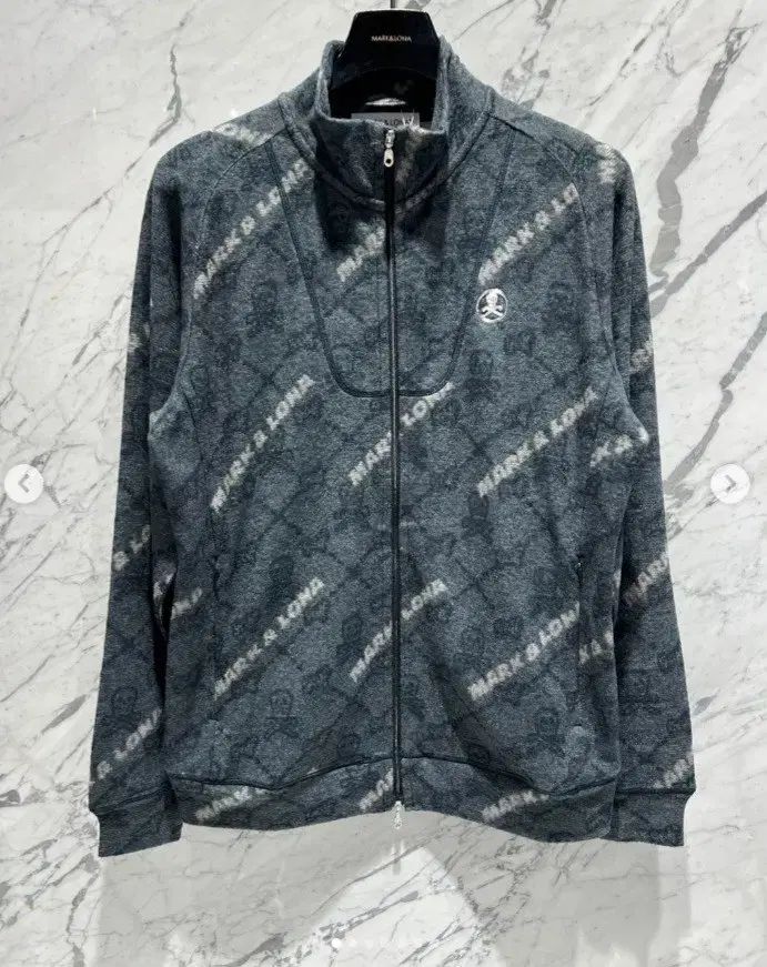 マークアンドロナ DIAGONAL ジップアップ ブルゾン ジャケット